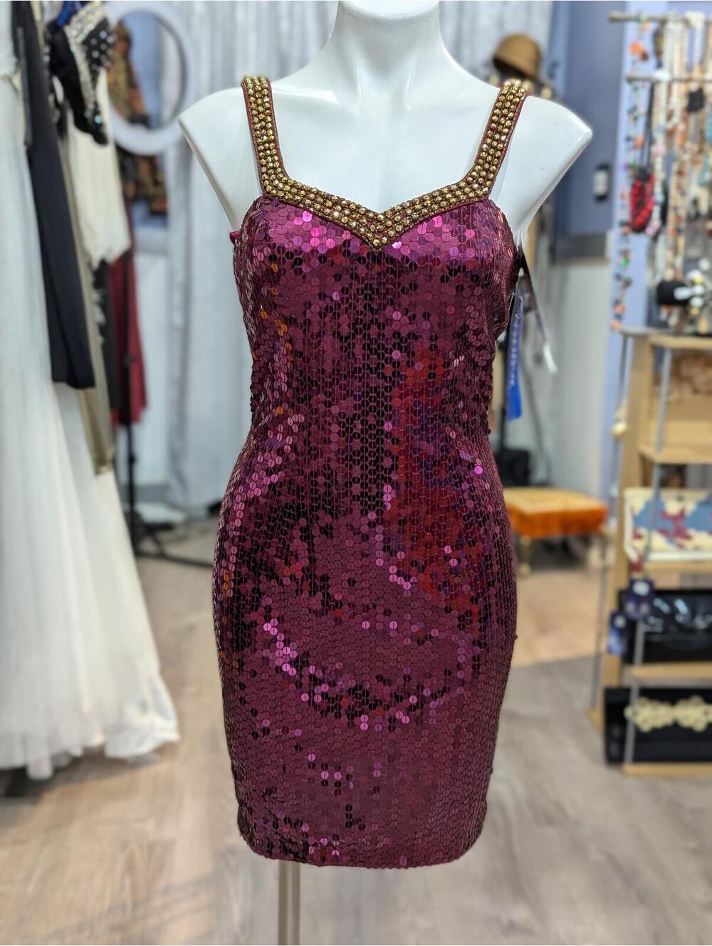 Vintage 90s Niteline Sequin Mini Dress
